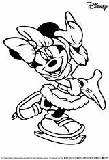 Coloring Christmas Minnie Mouse Pages Disney Kids Print Skating Ice Printable Color Pluto Holiday Getcolorings Getdrawings sketch template