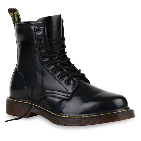 herren worker boots schwarze schnuerstiefel outdoor schuhe  top ebay