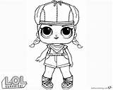 Lol Coloring Surprise Pages Doll Brrr Printable Series Bettercoloring sketch template