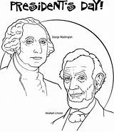 Coloring Presidents Pages Washington George Lincoln Abraham Printable President Kids Preschool Clipart Drawing Print Color Sheets Kindergarten Carver Getcolorings February sketch template