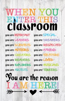 classroom posters inspirational  printables fastdirect
