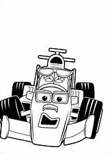 Roary Racewagen Kleurplaten Rennwagen Malvorlage Persoonlijke sketch template