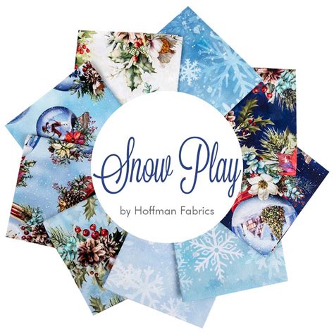 snow play  hoffman fabrics fat quarter shop