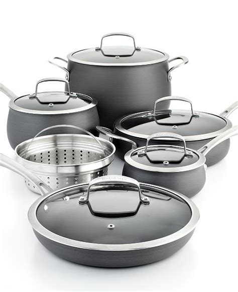 belgique hard anodized 11 pc cookware set created for macy s
