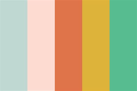 fun pastels color palette