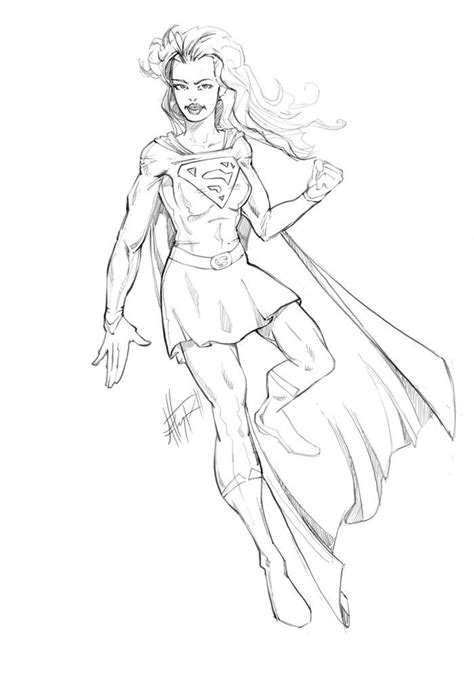 supergirl coloring pages    movies coloring pages topics