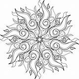 Solstice Mandalas Getcolorings Stormy Seas Ausmalen Mondaymandala Naga Visit Simple Vorlagen Paraninos sketch template