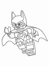 Coloring Pages Batgirl Lego Getcolorings Print sketch template