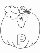 Coloring Pages Alphabet Letter Pumpkin Kids Book Pig Animal Edition Printable Smiling Print Easily Coloringpagebook Advertisement sketch template