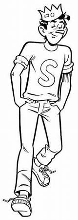 Jughead Coloring Riverdale Archie sketch template