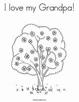 Coloring Tree Grandpa Pages Trees Flowers Worksheet Arbol Es Un Plants Este Color Print Kids Printable Cursive Noodle Lilac Template sketch template