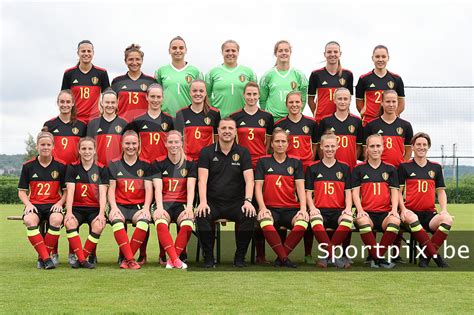 belgium soccer women red flames photoshoot sportpixbe