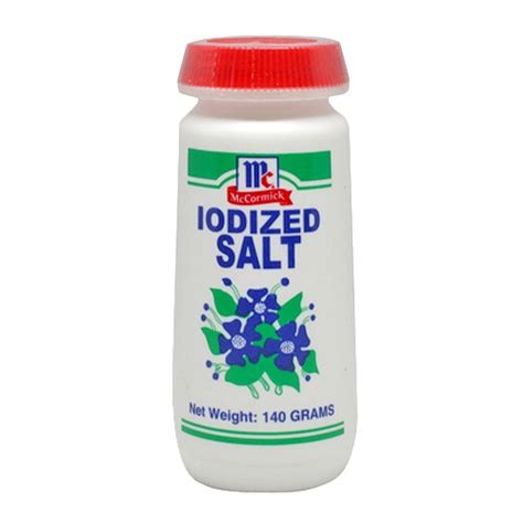 iodized salt products mccormick