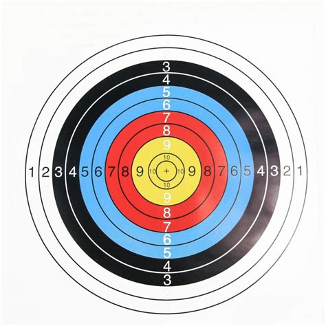 cm archery target paper standard ring dart board dart targets gauge shooting target paper