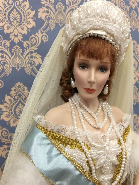 queen alexandra of russia porcelain doll by crees and coe ooak dolls
