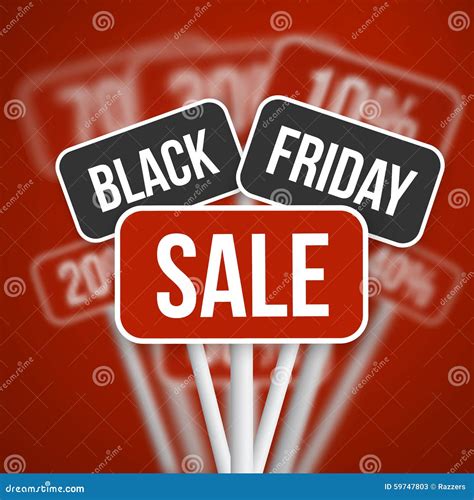 black friday sale sign   black friday discount blurred vect stock vector illustration