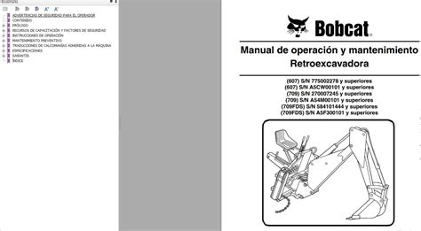 bobcat backhoe   fds operation maintenance manual es auto repair manual forum