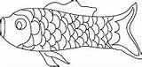 Coloring Japanese Carp Fish Kite Printable Pages Colouring Teens Clipart Clip Japan Craft Teen Father Designs sketch template