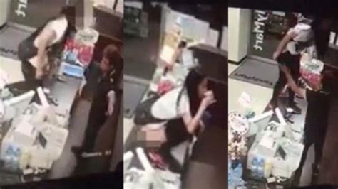 taiwanese woman climbs onto shop counter to pee then drinks her own urine stomp