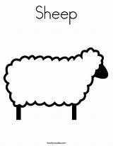 Sheep Coloring Baa Worksheet Kids Pages Outline Shepherd Jesus Follow Says Clipart Will Twistynoodle Lord Print Preschool Worksheets Bleats Colouring sketch template