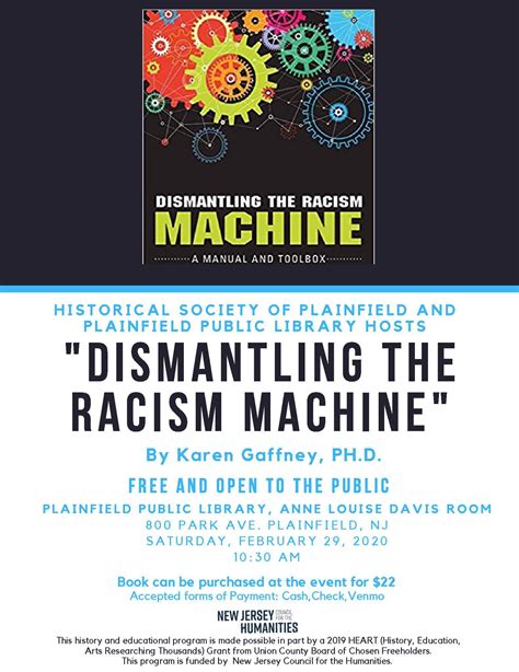 dismantling the racism machine tapinto