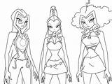 Coloring Winx Pages Trix Club Printable Believix Darcy Butterflix Casual Cartoon Crafts Wings Drawing Deviantart Popular Colorings Disimpan Dari sketch template