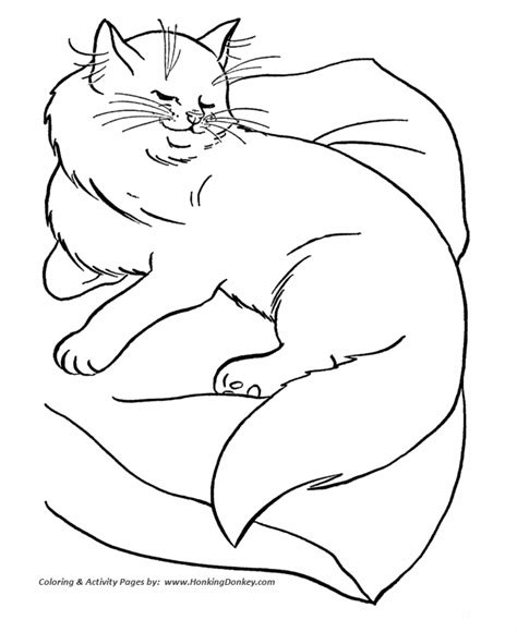 colouring images  kitten clip art library