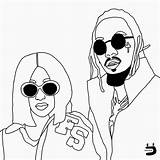 Cardi Lately Offset Bmg Clipartmag Sunsun sketch template