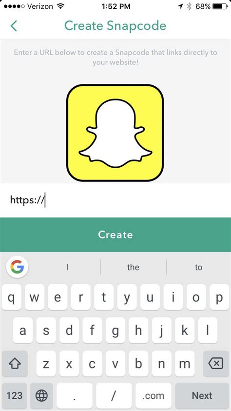 snapchat update lets users create snapcodes for any website