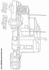 Peterbilt Rig Trucks Getcolorings Kenworth Sketchite Rigs Prefer Truckers Getdrawings sketch template