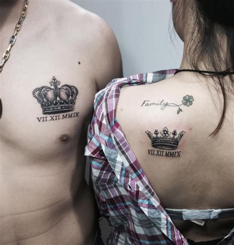 155 King And Queen Crown Tattoos To Feel The Royalness