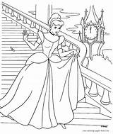 Coloring Pages Cinderella Disney Printable Color Kids Colouring Princess Sheet Sheets Clipart Print Kid Book Story Library Popular Gif Found sketch template