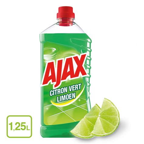 ajax reiniger alle oppervlakken green lemon   delhaize