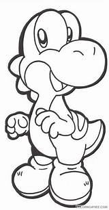 Yoshi Coloring Pages Coloring4free Baby Related Posts sketch template
