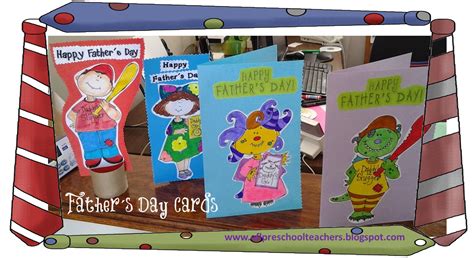 esl efl preschool teachers father´s day cards
