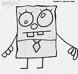 Doodlebob Template sketch template