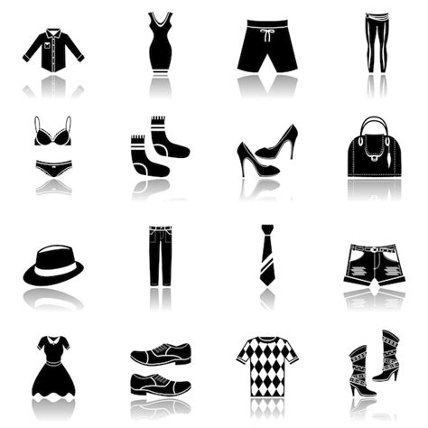 premium vector fashion icons collection
