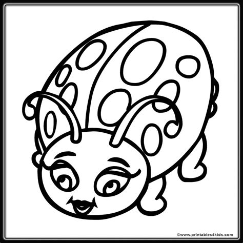 ladybug coloring sheet printables  kids  word search puzzles