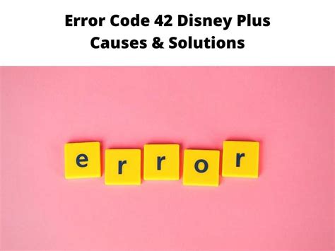 error code  disney  fix guide
