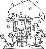 Coloring Showers Spring Children Wecoloringpage Outdoor Pages Activities Comments Kaynak Coloringhome sketch template