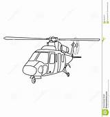 Helicopter Coloring Kids Preview Illustration sketch template