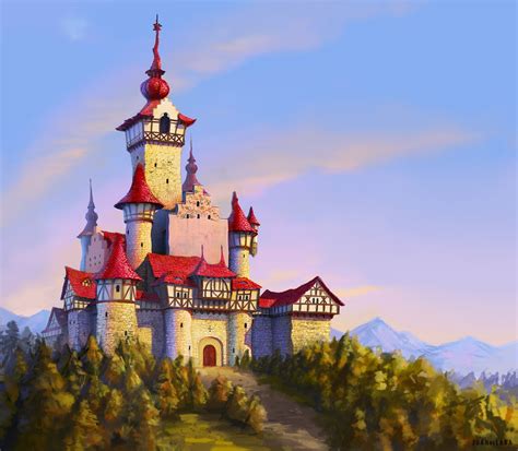 artstation prince charming castle intro