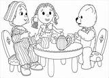 Coloring Pages Andy Pandy Bear Having Tea Time Together Loo Looby Teddy Boy Girl Girls Cartoons Printable Color Drawing Coloriage sketch template