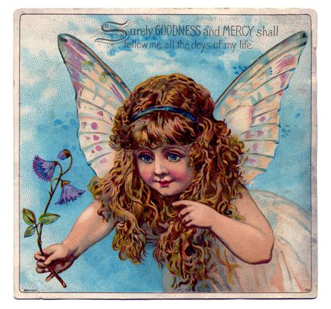 vintage graphic exceptionally pretty fairy child  graphics fairy