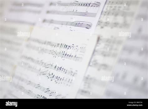 detail  musical notation stock photo alamy
