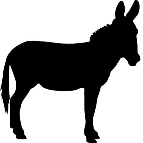 donkey silhouette wall sticker creative multi pack wall decal art