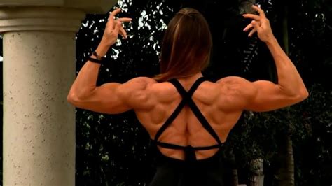 Ifbb Pro Female Bodybuilding Strong Back Workout Youtube