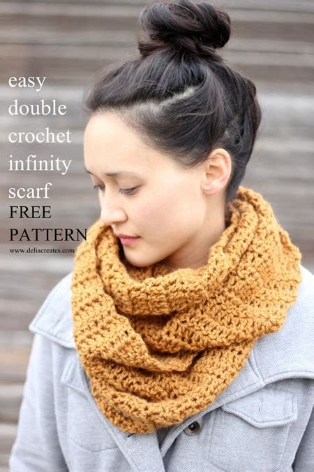 Free Easy Crochet Infinity Scarf Pattern For Beginners