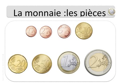 la monnaie affichages collectifs bout de gomme dedans pieces euros