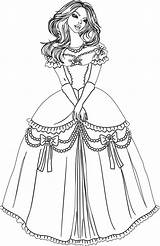 Princesse Fille Robe Dory Coloriages Résultats Divertir Colorier Magnifique Bal sketch template